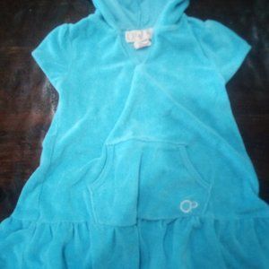 OP Blue girls beach cover up